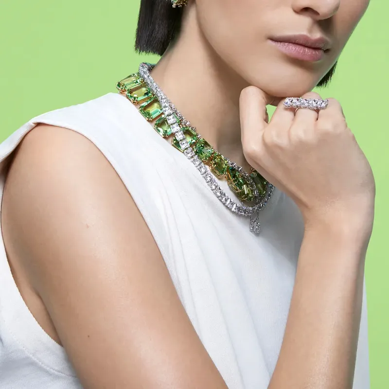 Swarovski Matrix Necklace-3