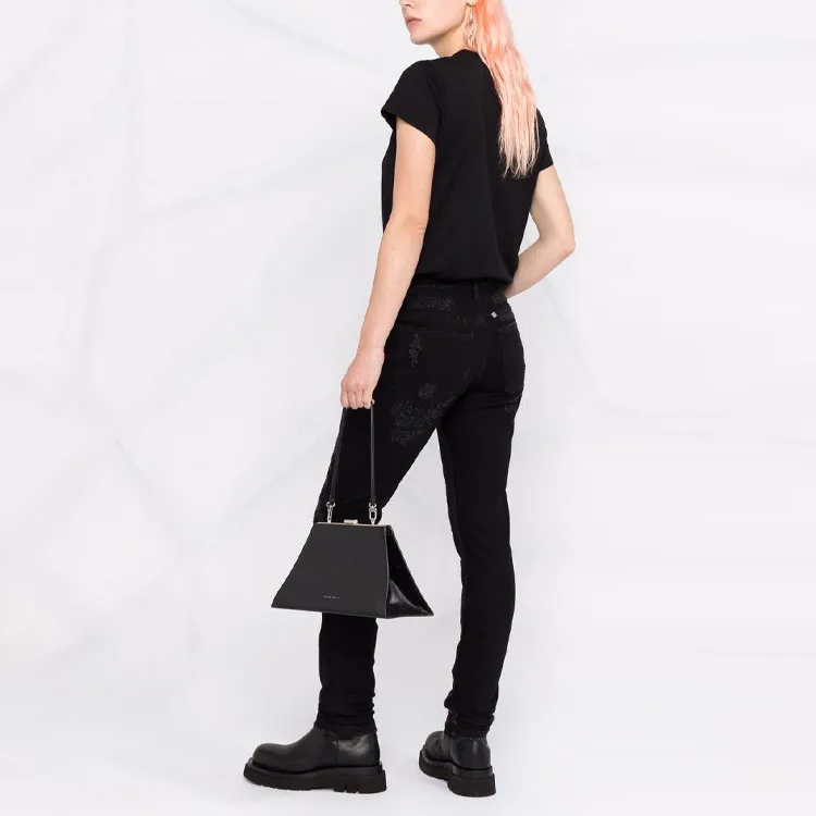 GIVENCHY Denim Trousers Women's Black-4