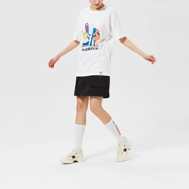 New Balance T Shirts Unisex White-5