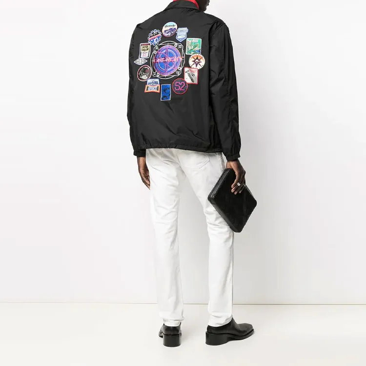 Givenchy Motel Embroidered Windbreaker With Patch-3