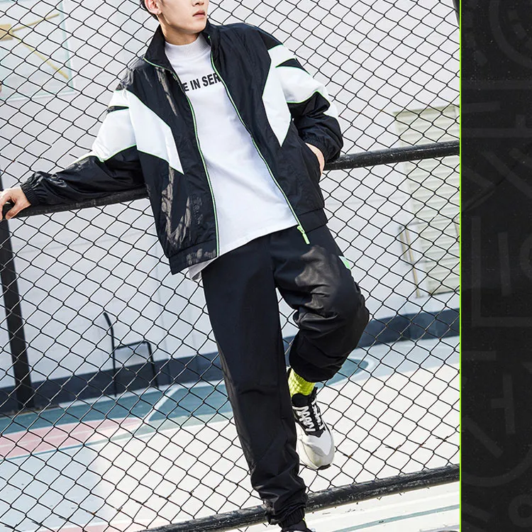 Anta Life Collection Jacket Unisex Black-4