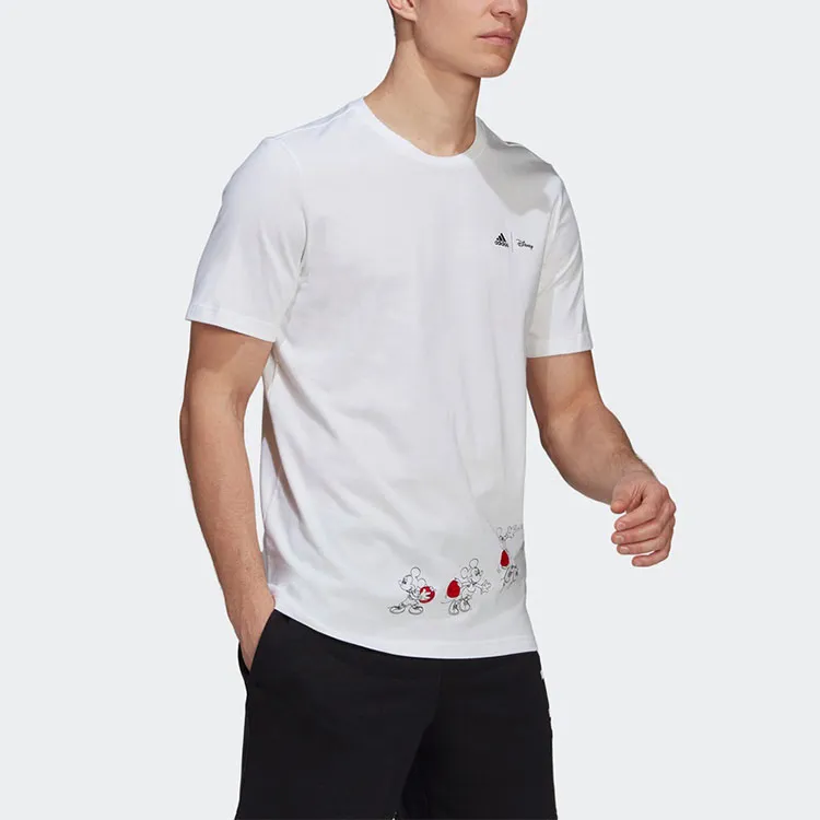 Disney X Adidas T-Shirts Men White-4
