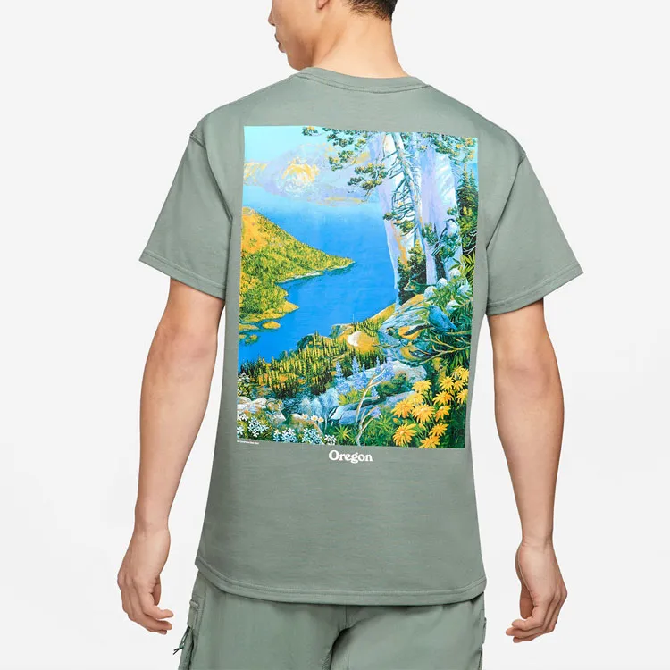 Nike ACG T Shirts Men Green-4
