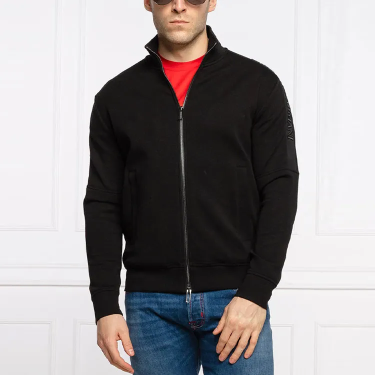 EMPORIO ARMANI Stand collar Zipped Jumper-4