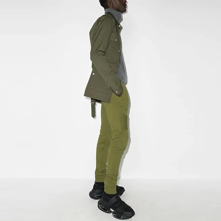 BALMAIN Knitted Sweatpants Men Green-3
