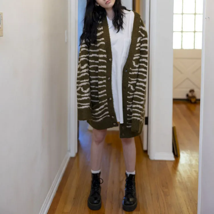 Drew House Sketch Mascot Squiggle Cardigan-6