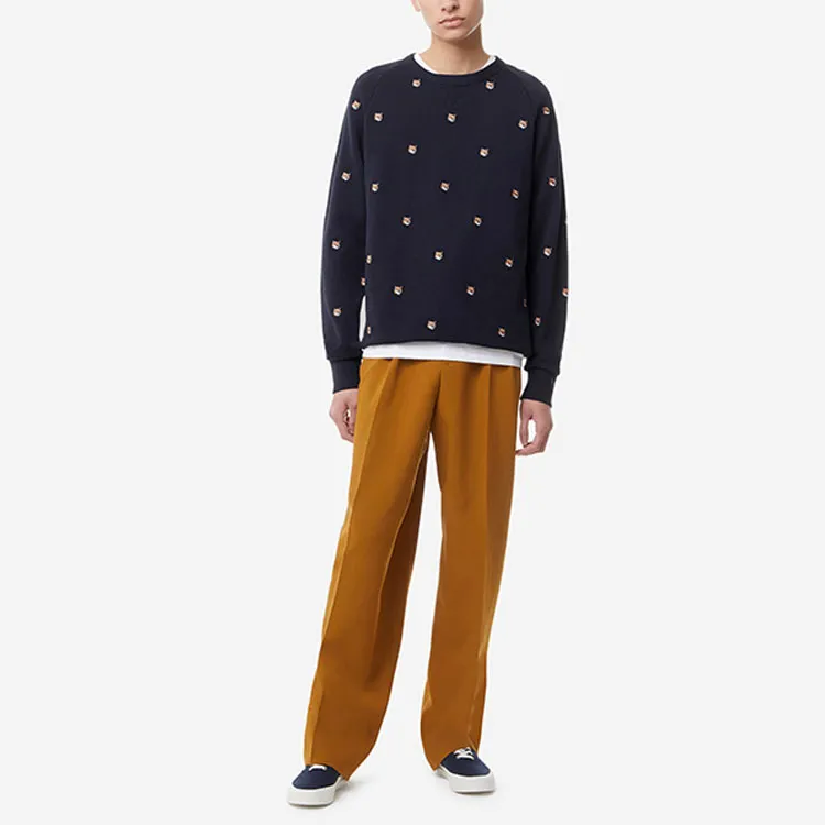 Maison Kitsune Sweatshirts Unisex Navy Blue-2