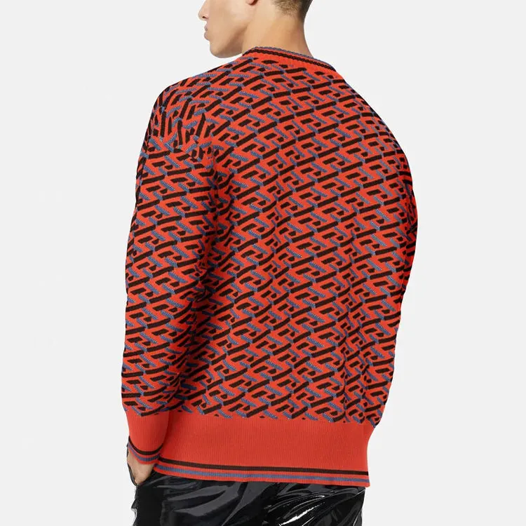 VERSACE Sweaters Men Red-3