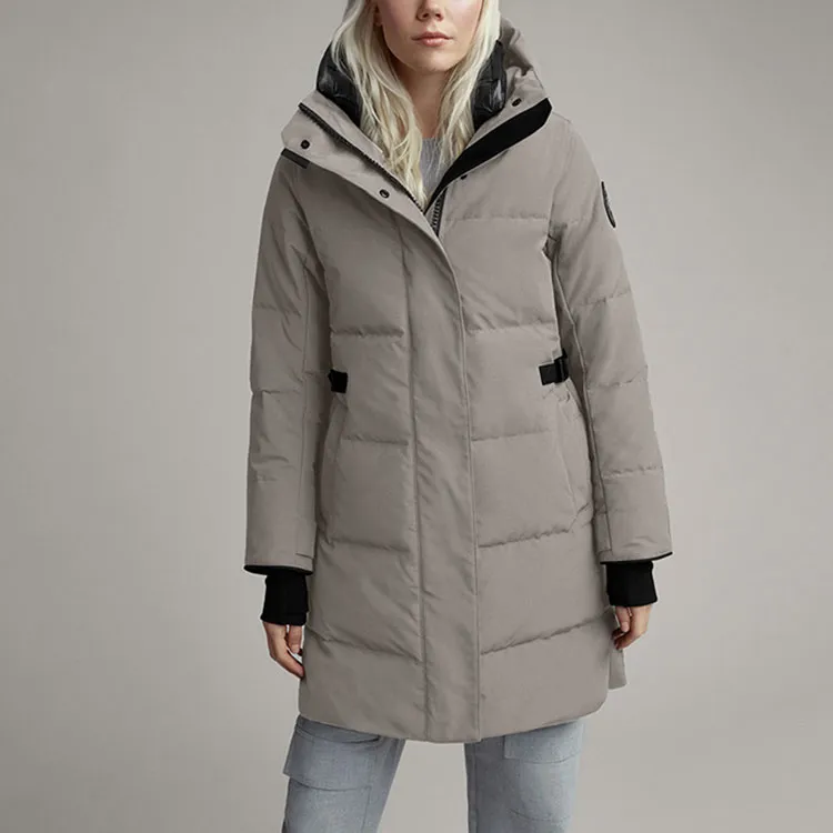 Canada Goose Bennett Collection Down Jackets Women's Lime Gray-4