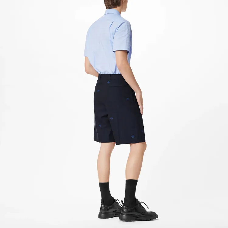 LOUIS VUITTON SS22 Casual Shorts Men's Marine Blue-2