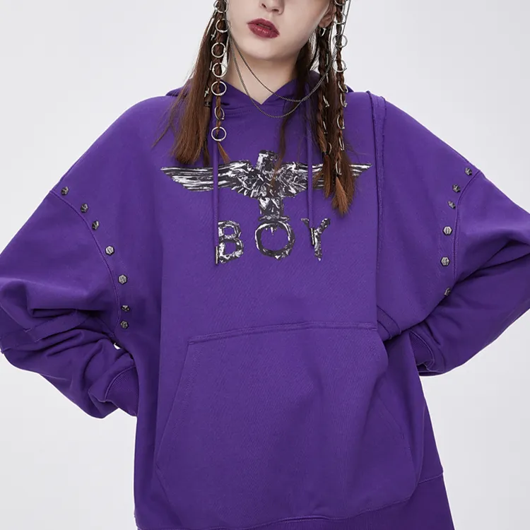 Boy London Sweatshirts Unisex Purple-10