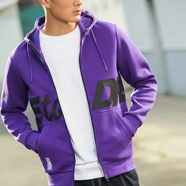 Anta Basketball Collection Jacket Men's Persian Purple-8