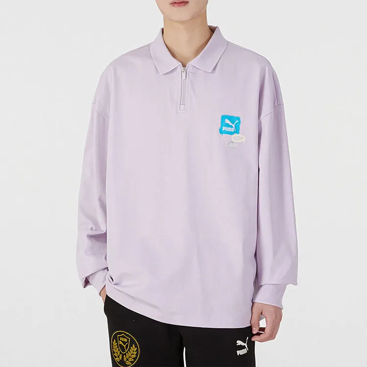 PUMA Essential Plus Futures Polo Shirts Men Purple-2