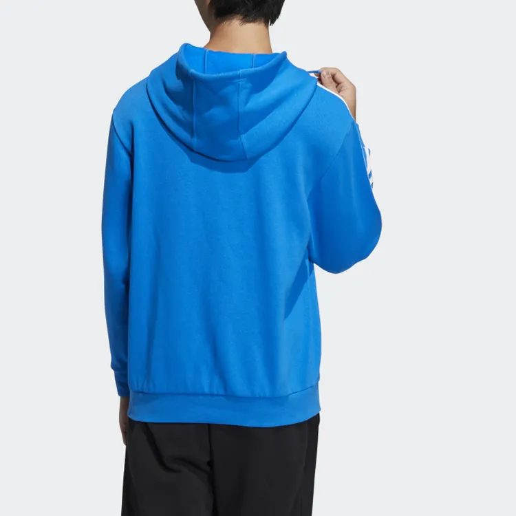 Adidas Neo Sesame Street Co branded Collection U Ss Hdy Bird Sweatshirt Unisex Blue-4