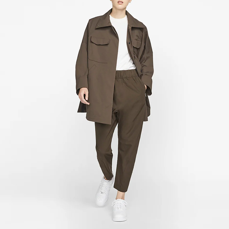 Nike Esc Series Casual Pants Women's Velour Brown - POIZON