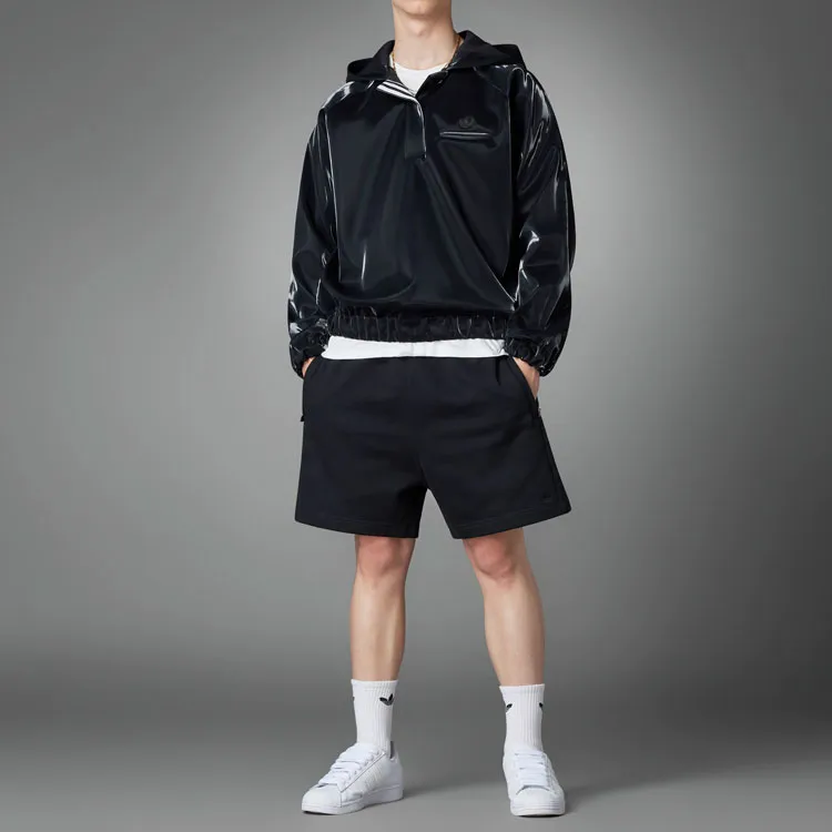 Adidas Originals Blue Version Collection Sweatshirts Unisex Black-4