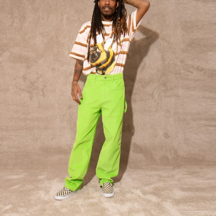Drew House Smiley Collection T Shirts Unisex Ice Cream Stripes-3
