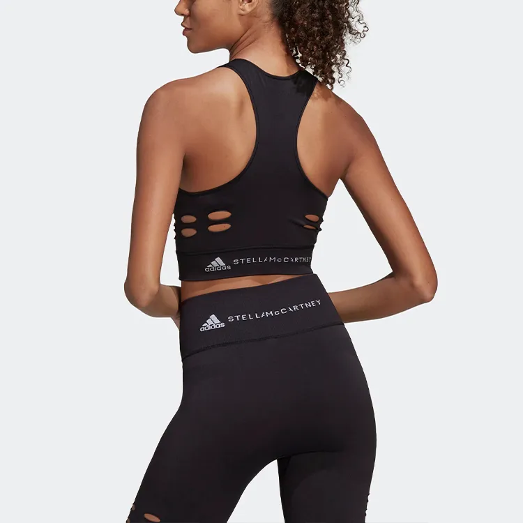 Adidas Sleeveless Sports Shirts Women's Black-3