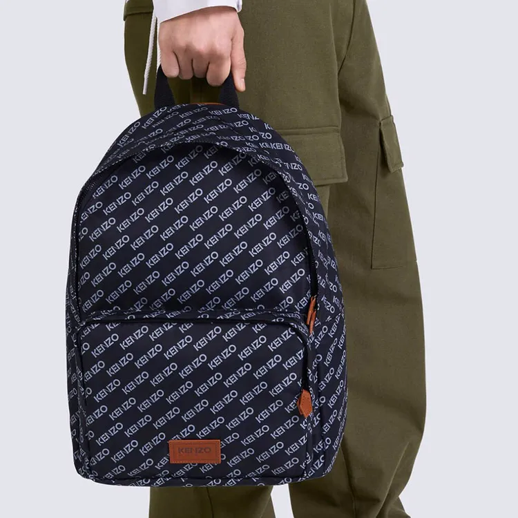 KENZO Polyester Backpack Men's Black-3