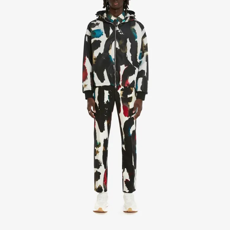 Alexander McQueen Zip Up Long Sleeved Windbreaker-1