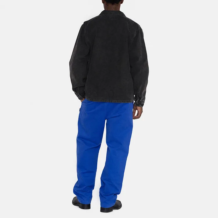 Stussy Washed Canvas Zip Shirt-3