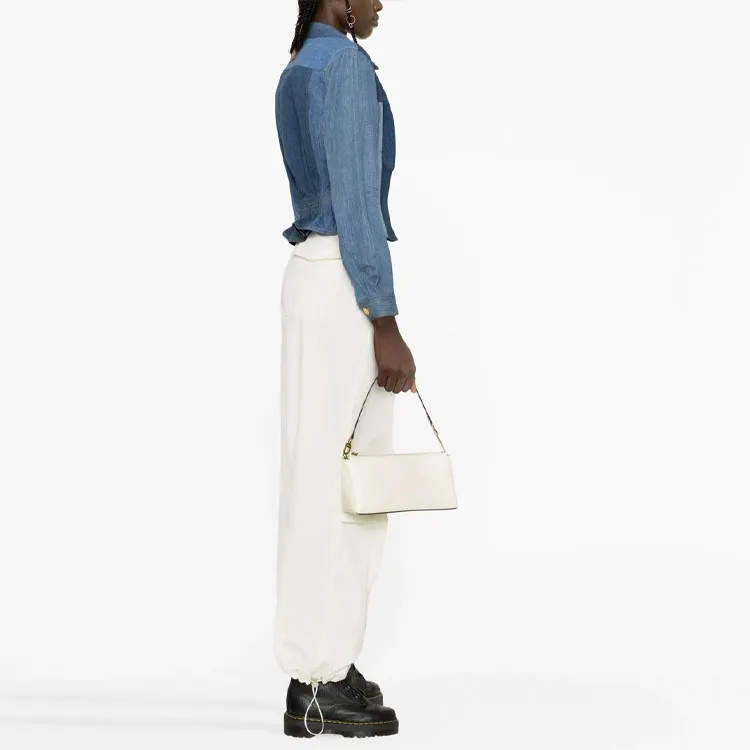 Marine Serre Panelled Denim Jacket-3