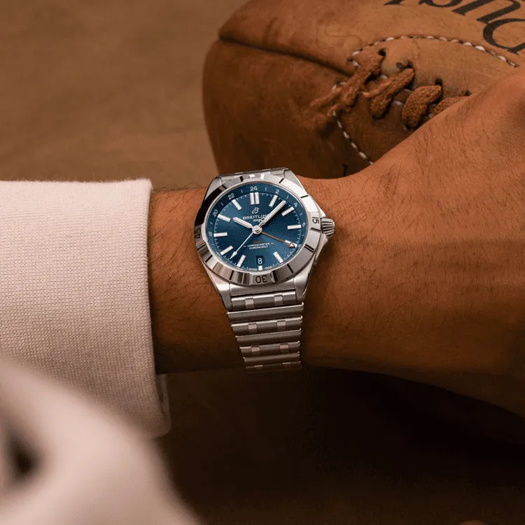 Breitling Men Mechanical Chronograph Collection Watch-4