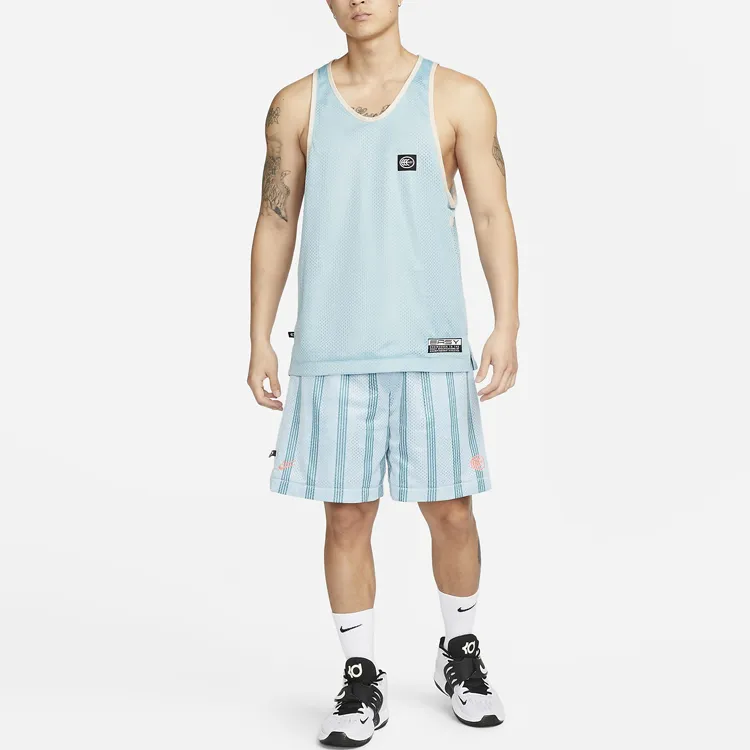 Nike Basketball Jerseys Men Blue-2