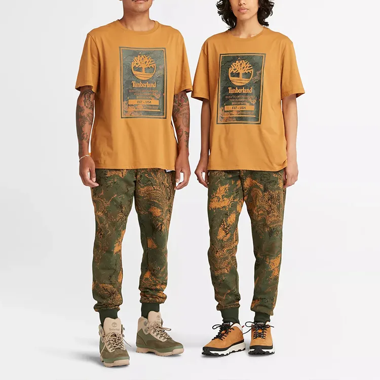 Timberland T-Shirts Unisex Wheat-1