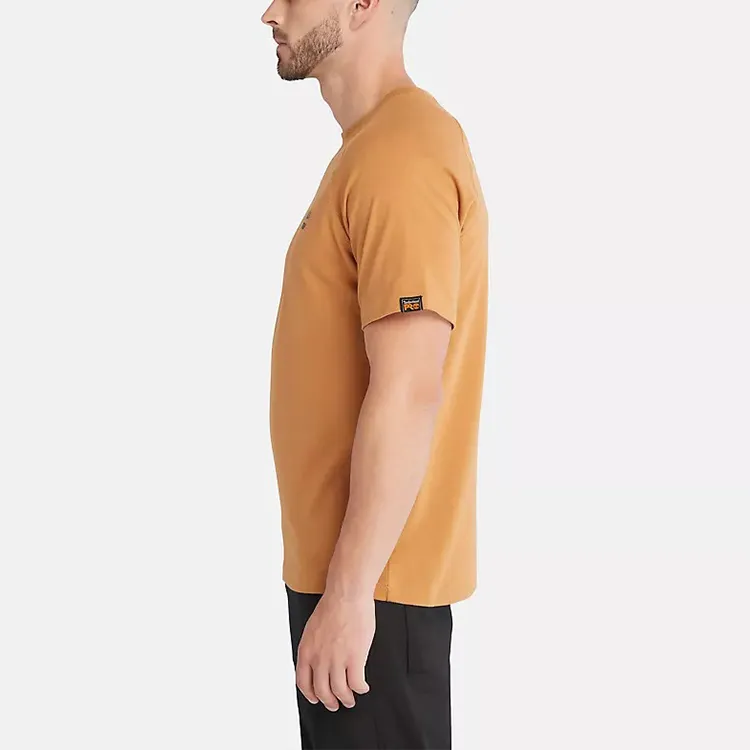 Timberland T-Shirts Men Orange-4