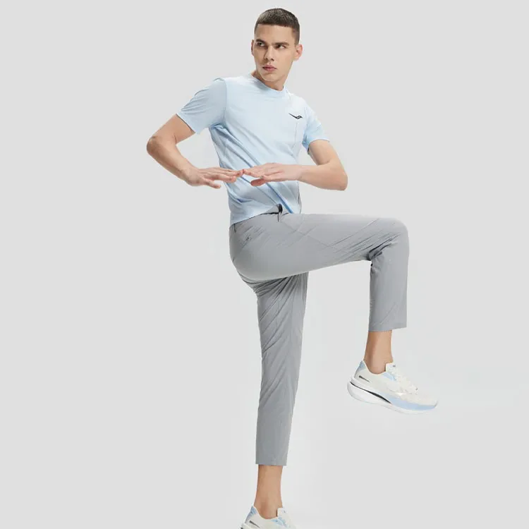 Saucony T Shirts Men Light Blue-5