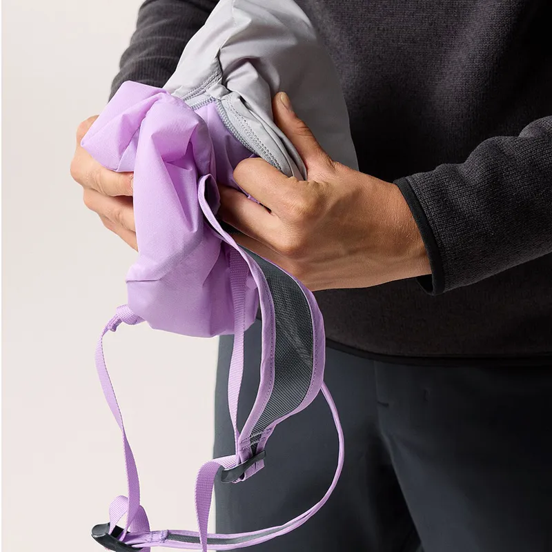 Arcteryx PU With Silicone Backpack Unisex Light Purple-8