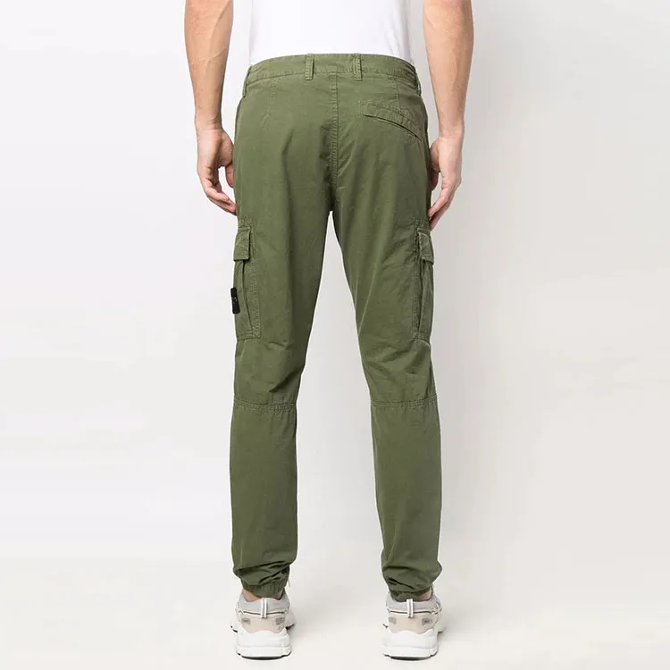 STONE ISLAND Cargo Pants Men Army Green-1