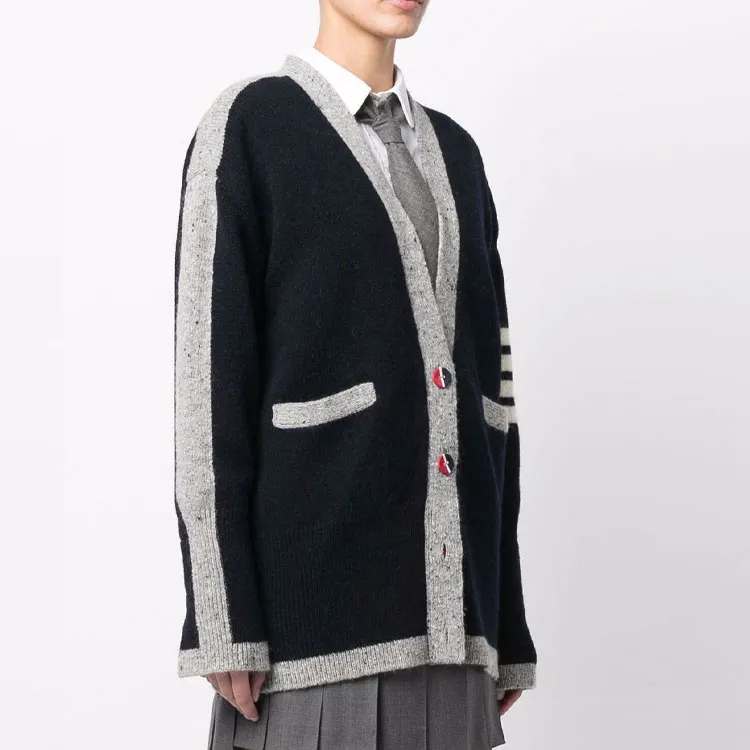THOM BROWNE· FW22 Knitwear Women's Blue-3