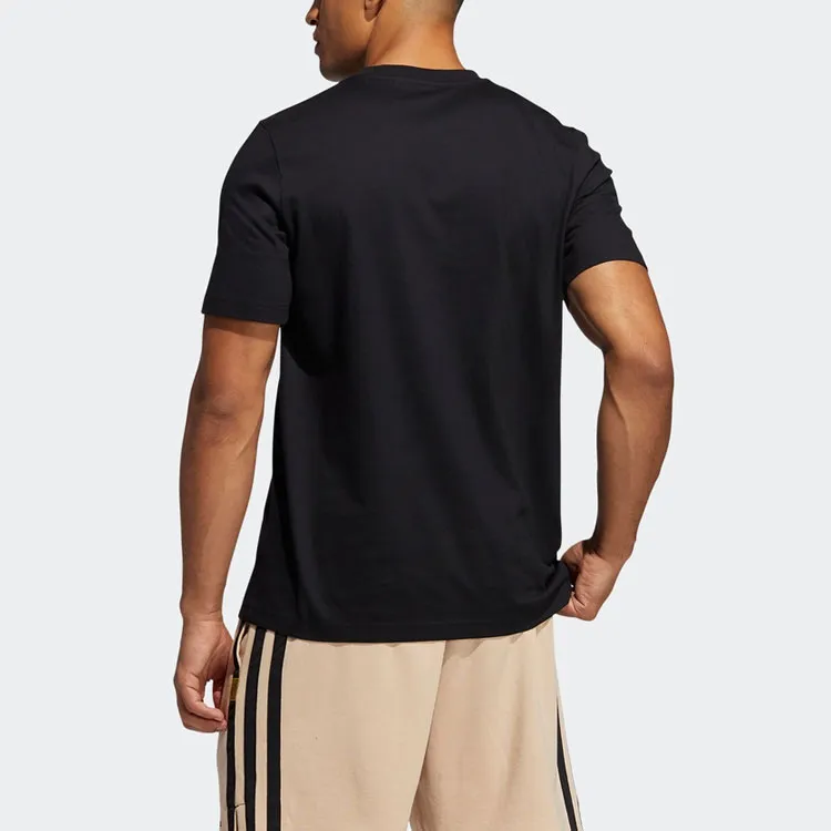Adidas T Shirts Men Black-2