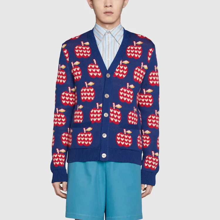 GUCCI Sweaters Men Blue-1