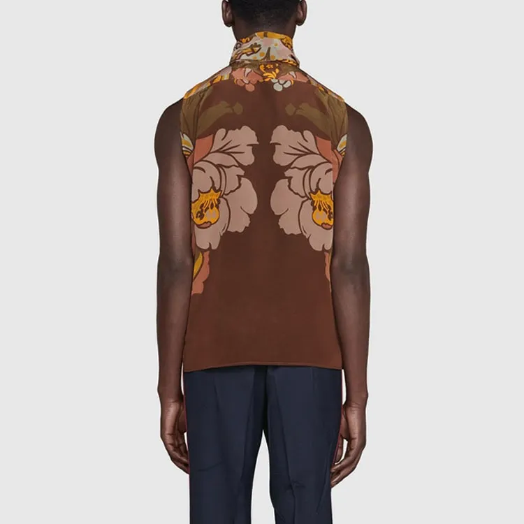 GUCCI Shirts Men Brown-2
