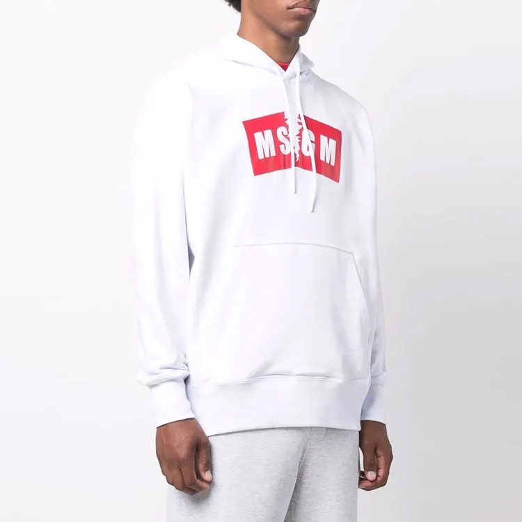 MSGM Sweatshirts Men White-3