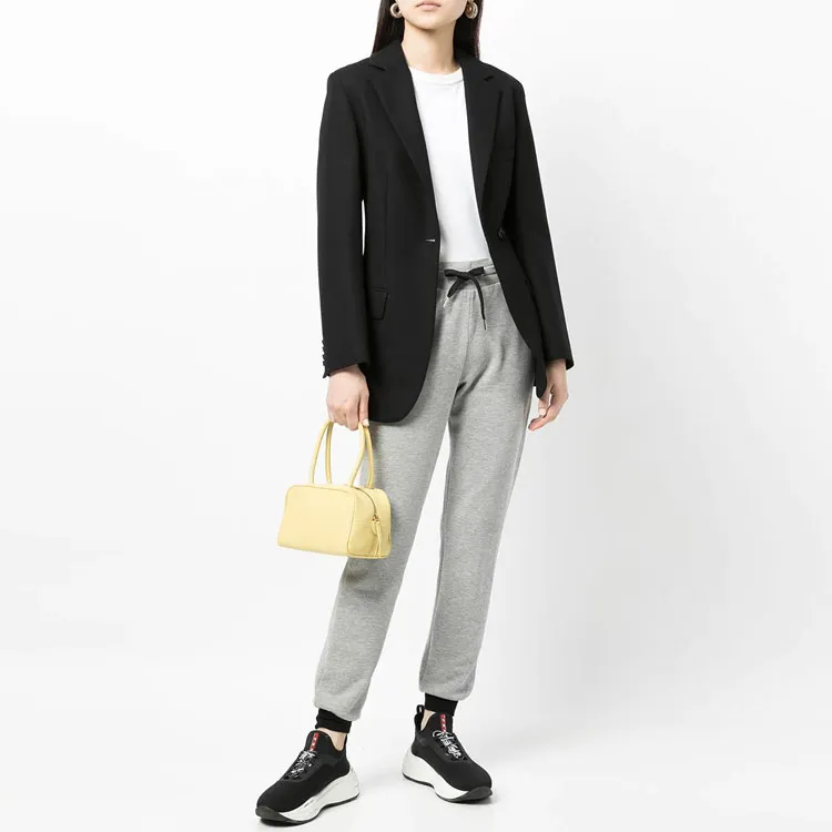 ARMANI EXCHANGEAE Knitted Sweatpants Women's Gray-2
