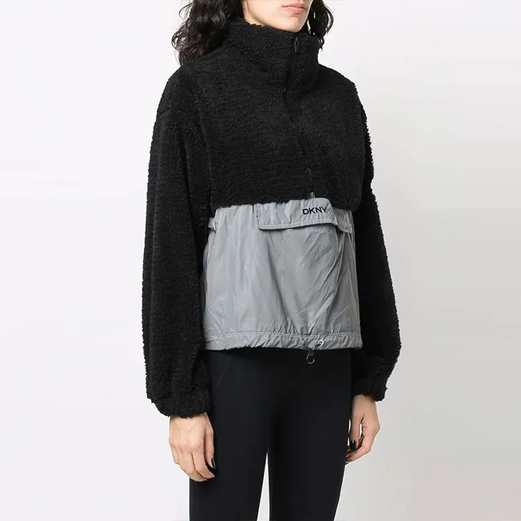 DKNY FW21 Fitted Jacket Women's Black Gray-3