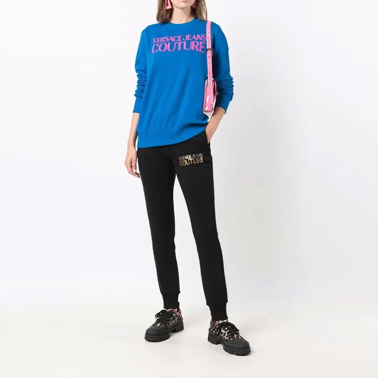 VERSACE JEANS COUTURE Sweatshirt Women's Blue-1
