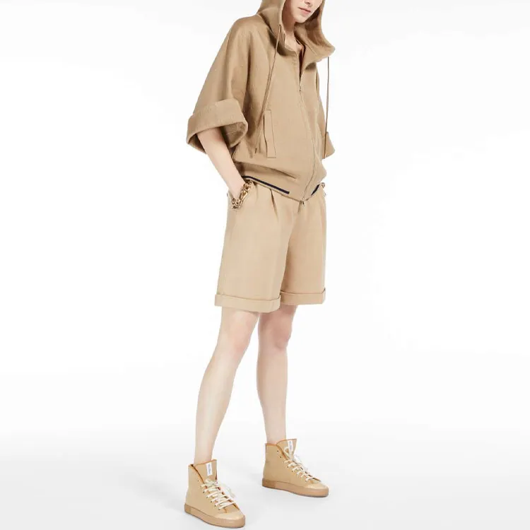 MaxMara Sweatshirt Coat Women's Camel-1