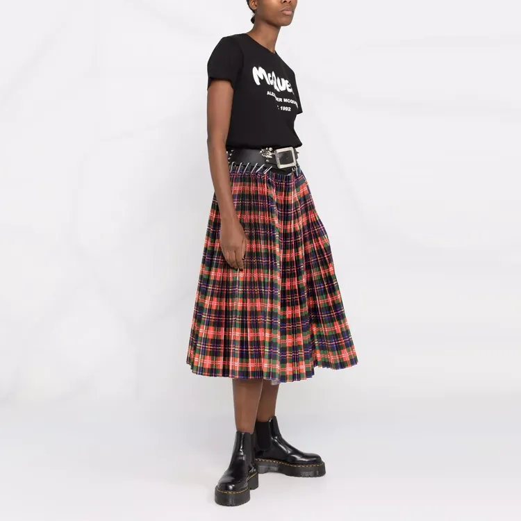 Alexander McQueen Logo Printed Crewneck T Shirt-3