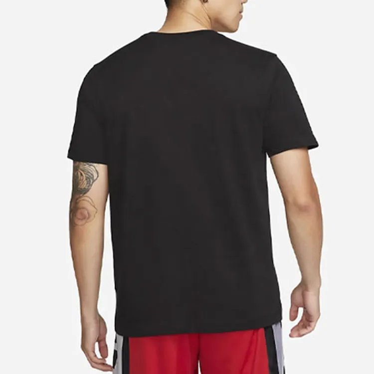 Nike T Shirts Men Black-4