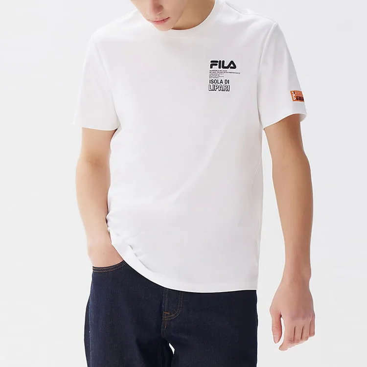 FILA T Shirts Men White-3