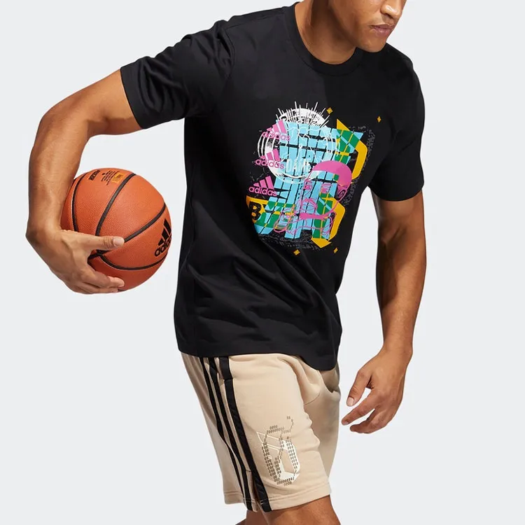 Adidas T Shirts Men Black-3