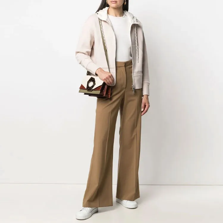 Moncler Sweatshirts Women's Beige Pink-1