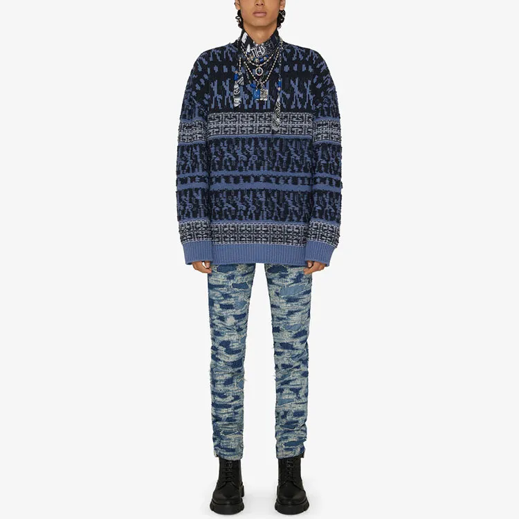 Givenchy 2010s Patterned jacquard Sweater-1
