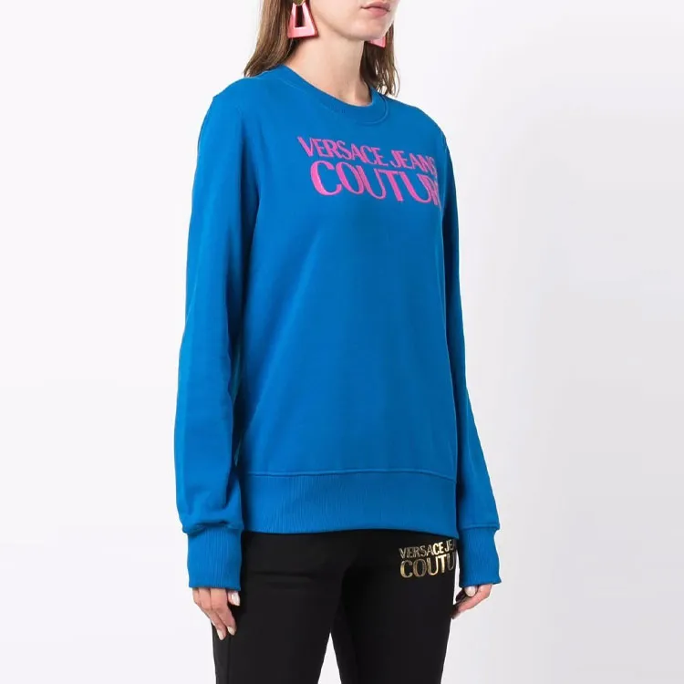 VERSACE JEANS COUTURE Sweatshirt Women's Blue-2