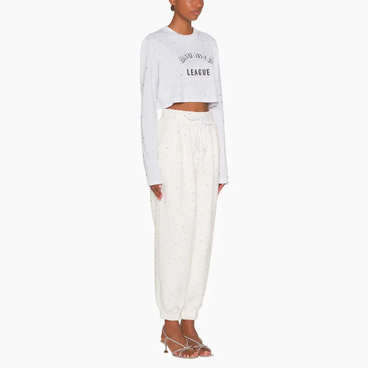 MIU MIU Crop Tops Women's White-3